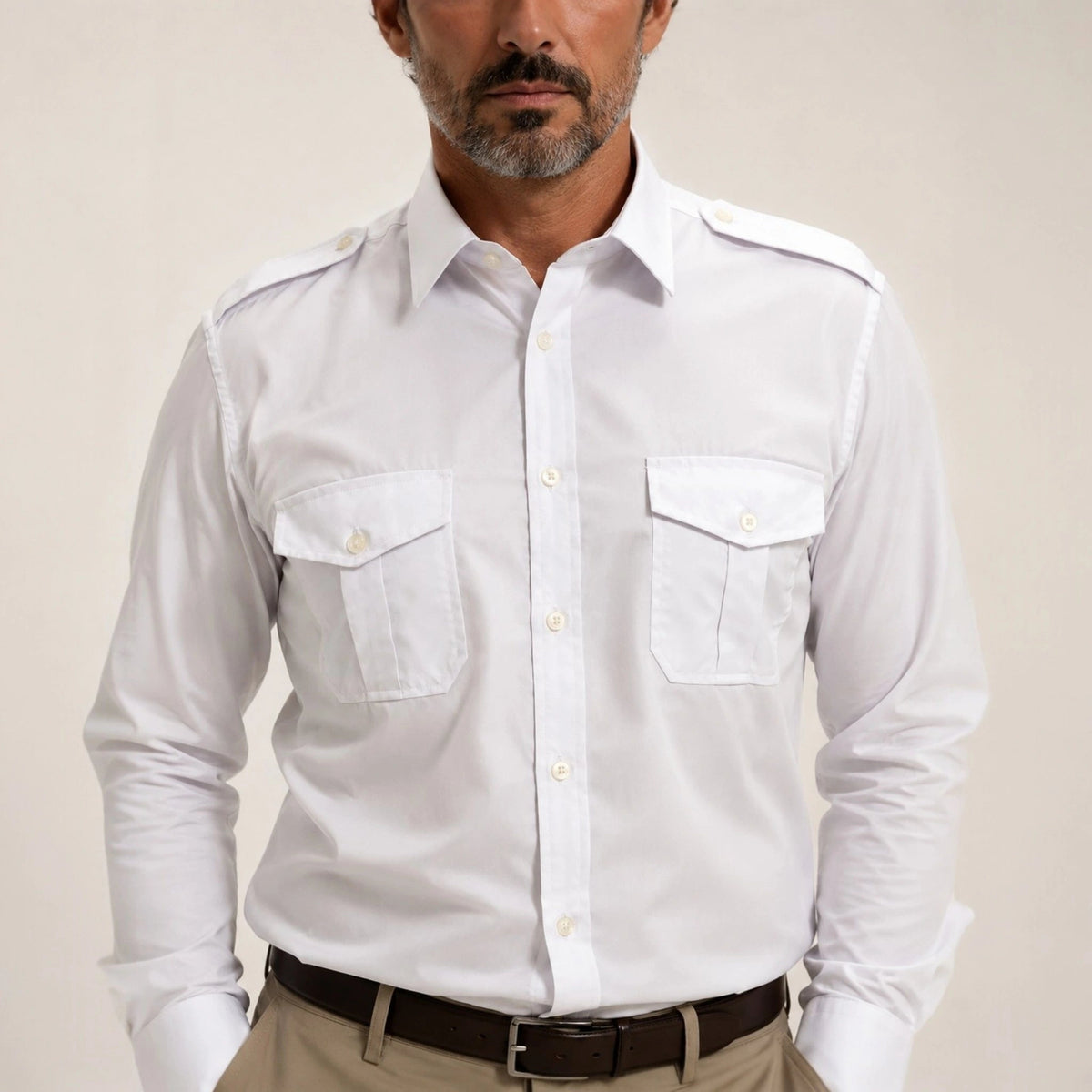 chemise pilote Italian Heritage™ 100% Cotton - Maison Dib