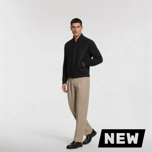 Mocassin Noir Sans Lacets — Coupe Confort avec Goussets Élastiques - Maison Dib