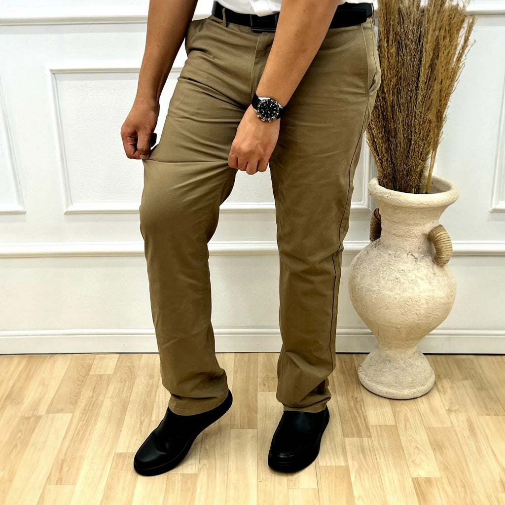 Pantalon Tommy Hannes Flex Coton léger et coupe régulier - Maison Dib