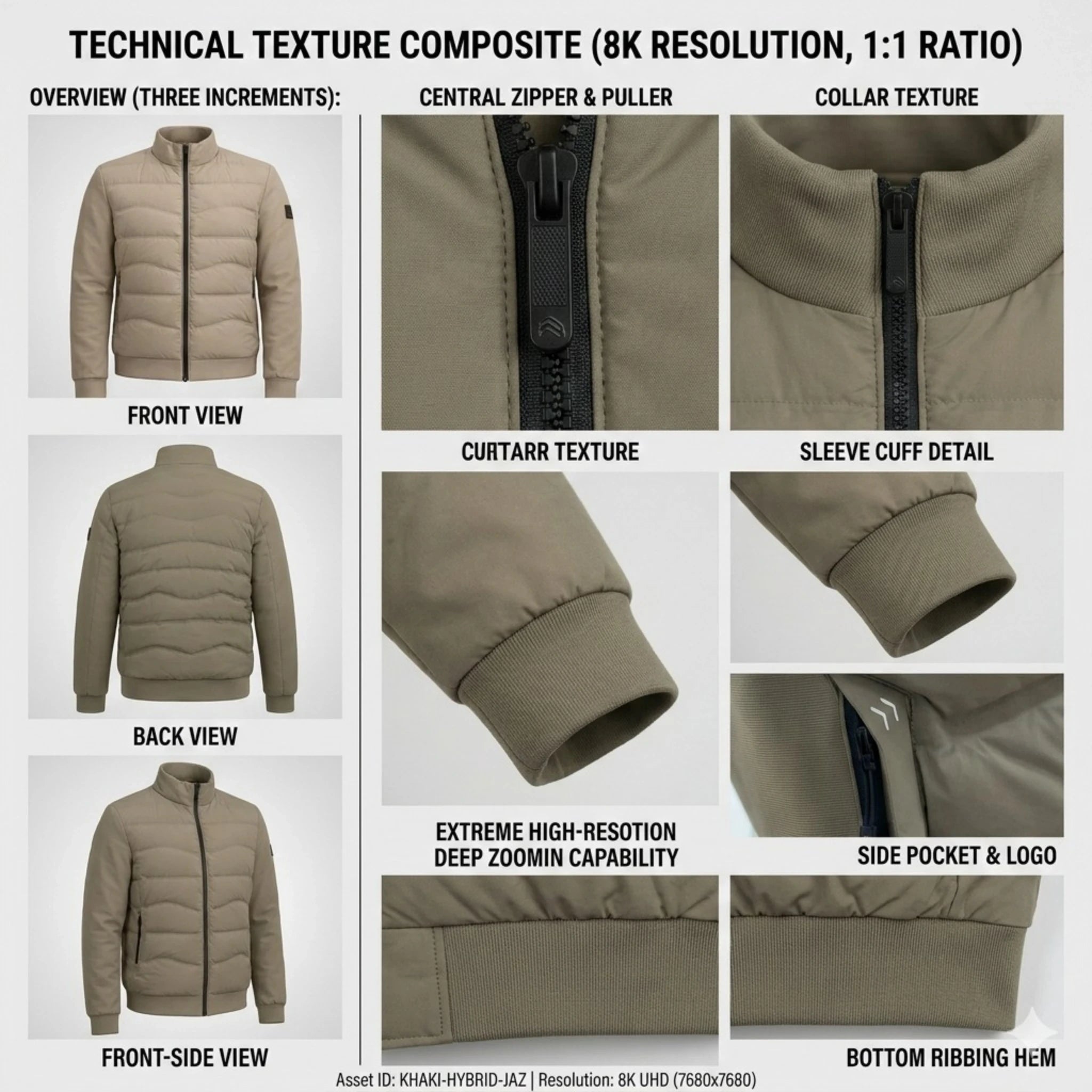 Veste Bi - Matière "Dual - Tech" (Regular Slim) - Maison Dib