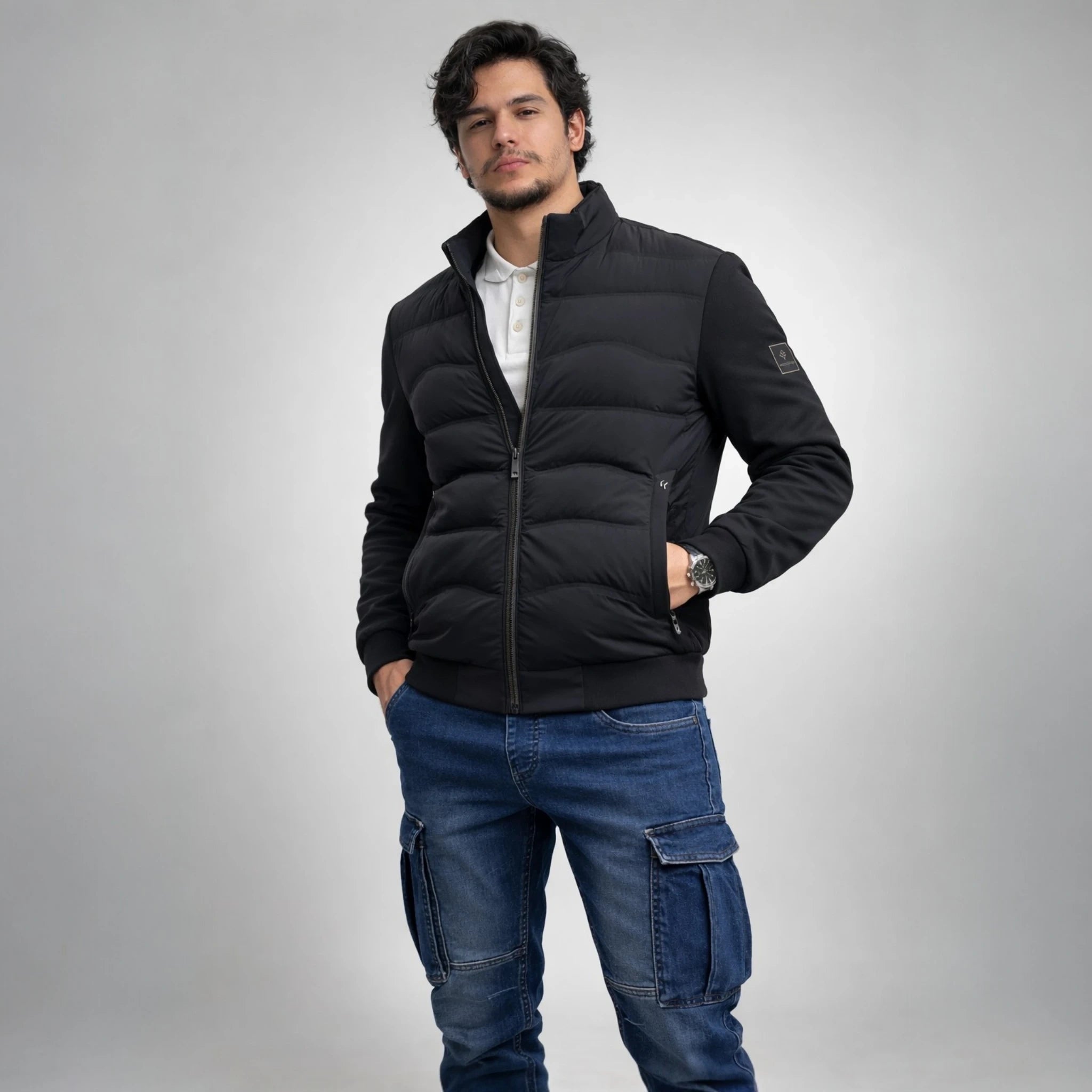 Veste Bi - Matière "Dual - Tech" (Regular Slim) - Maison Dib