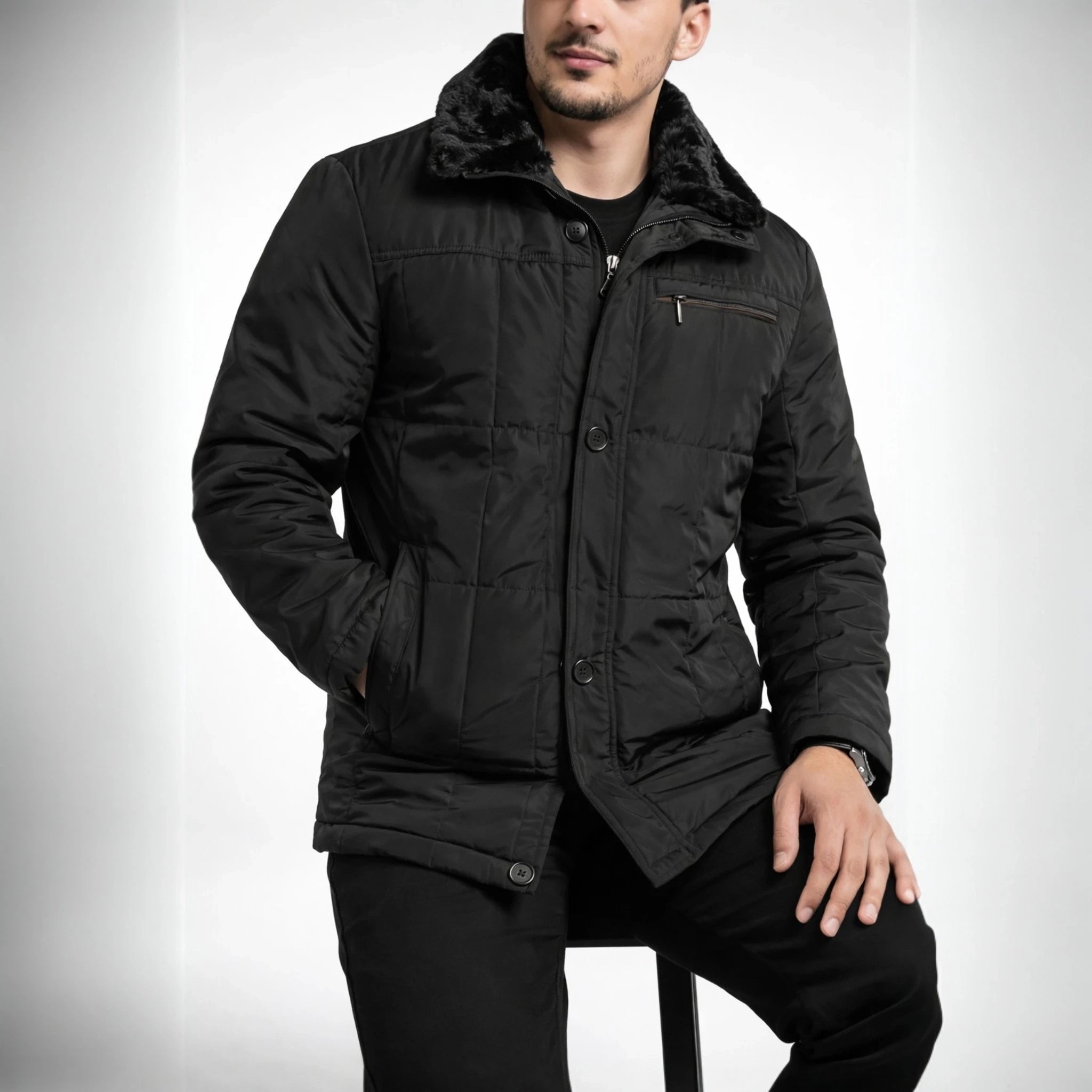 Veste Original (promo) "Grand Nord" – Col Fourrure Détachable - Maison Dib