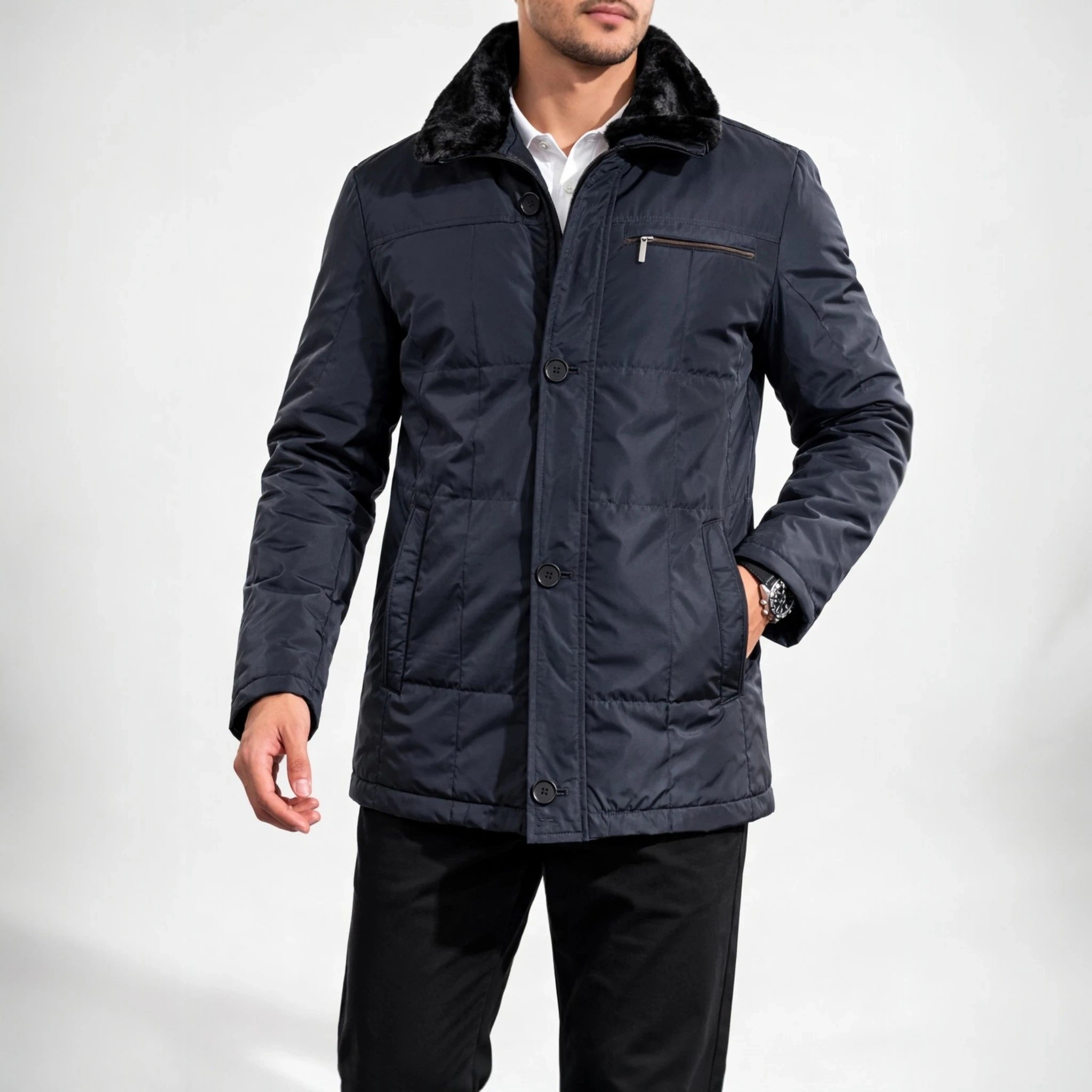 Veste Original (promo) "Grand Nord" – Col Fourrure Détachable - Maison Dib